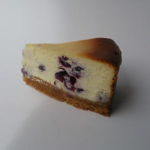 Blauwebessencheesecake 